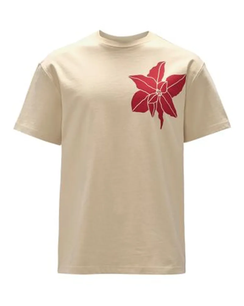 J.W.Anderson T-Shirt mit Blumen-Print Beige