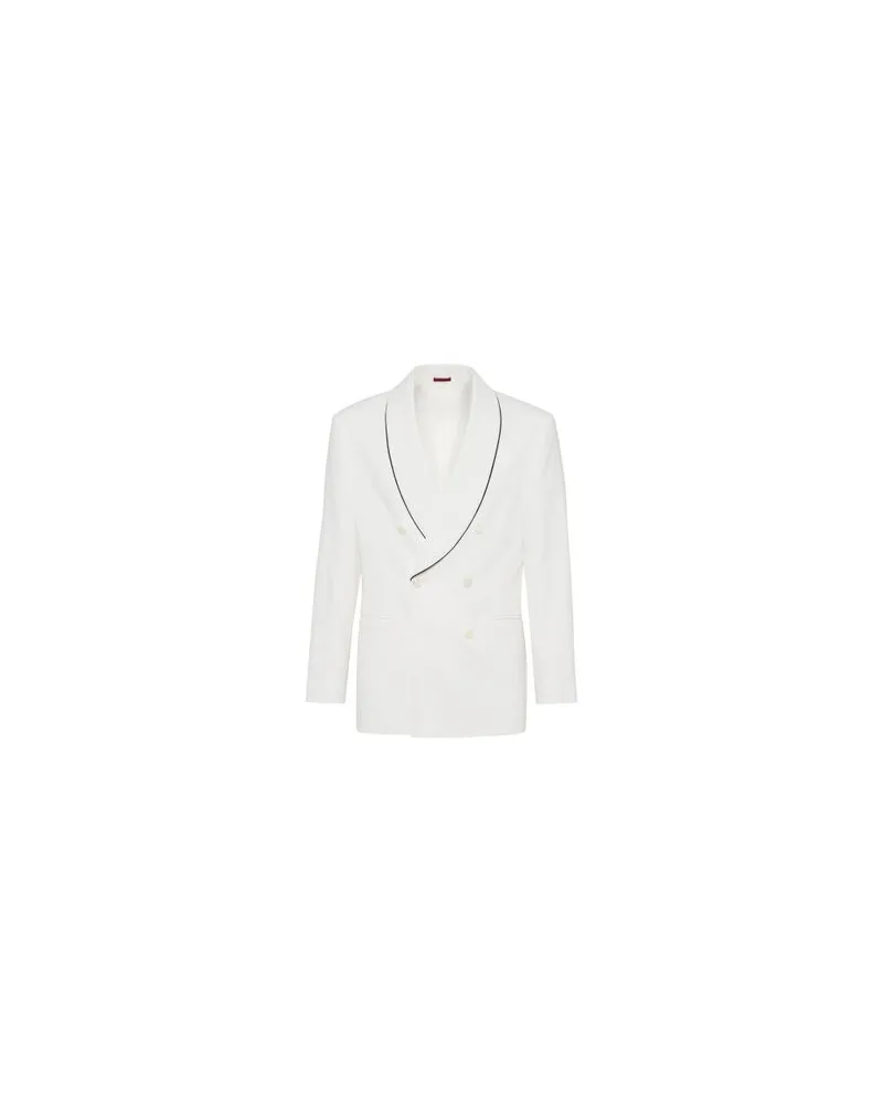 Brunello Cucinelli Smokingblazer White