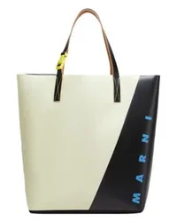 Marni Offener Shopper North/South Tribeca White