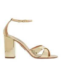 Aquazzura Divine Sandale 85 Gold