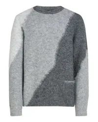 Karl Lagerfeld Intarsien-strickpullover Grey