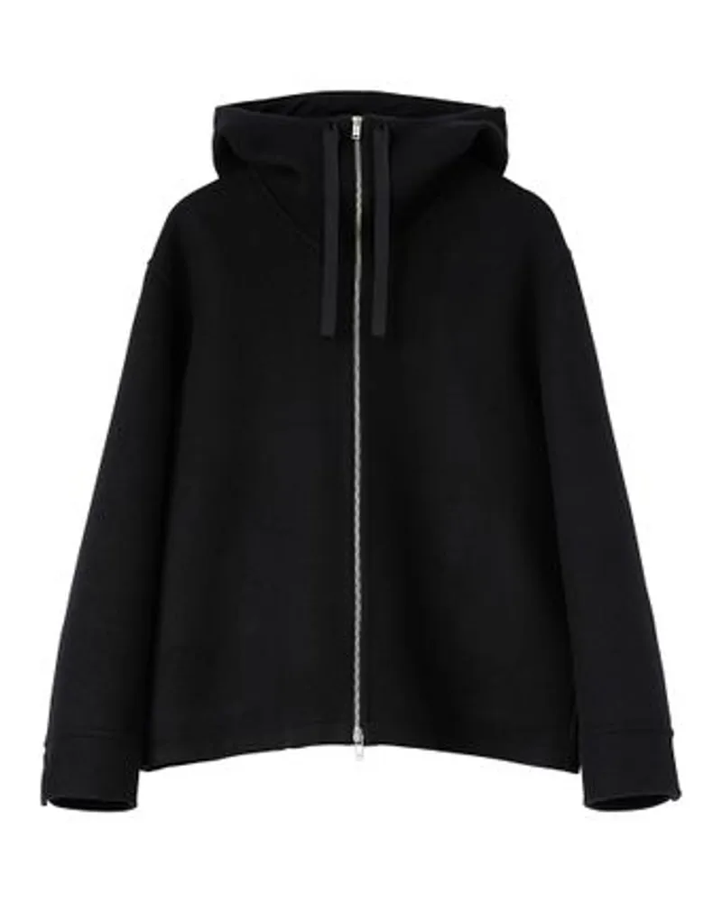 Jil Sander Jacke mit Kapuze Black