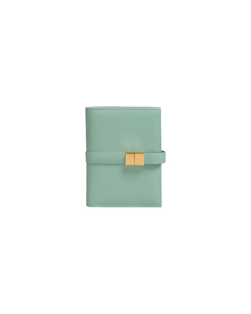 Marni Zweifach gefaltete Brieftasche Prisma Green