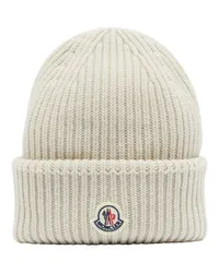 Moncler Mütze mit Logo Beige