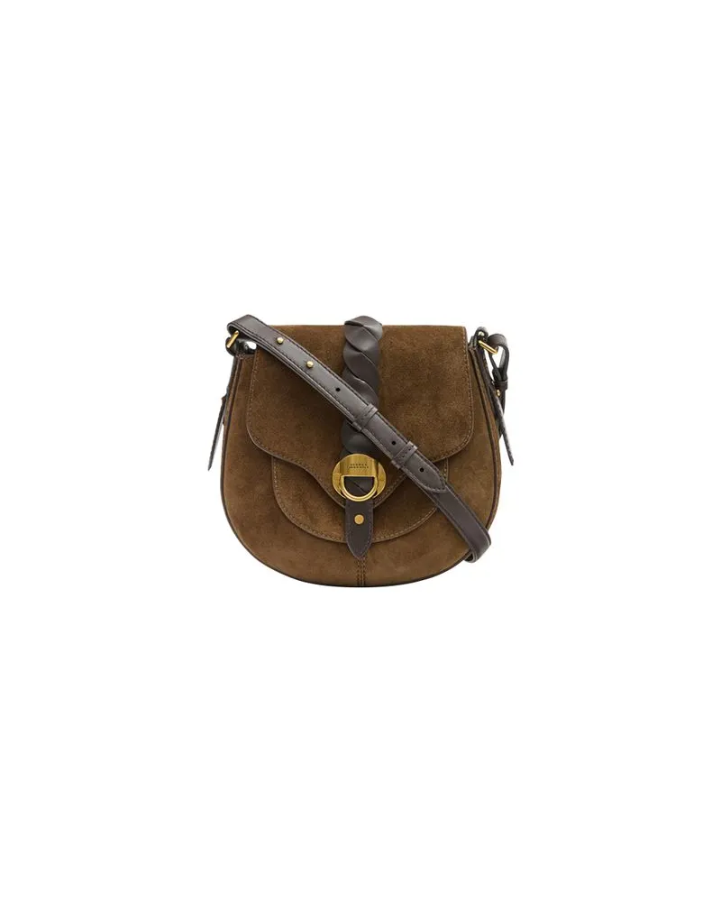 Loewe Cropped Bag Amazona 23 aus Kalbsnappa Metallized