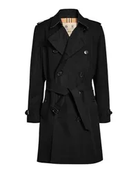 Burberry Mittellanger Heritage-Trenchcoat in Kensington-Passform Black