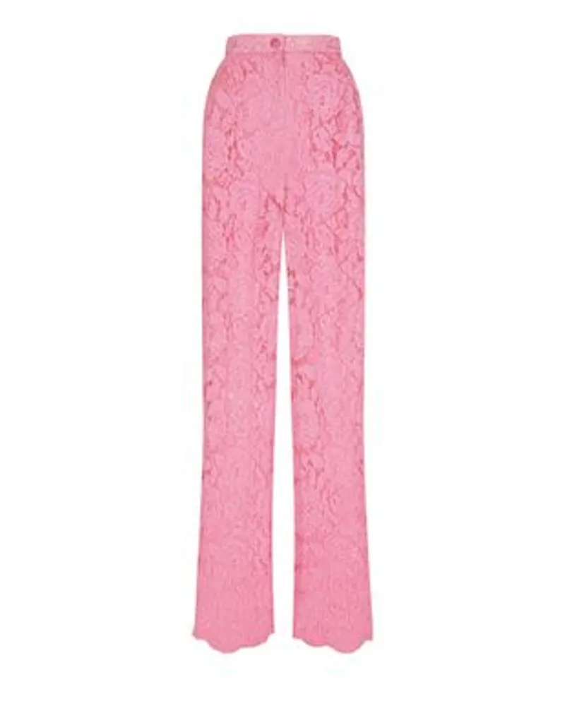 Dolce & Gabbana Ausgestellte Hose Pink