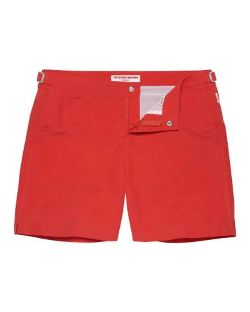 Orlebar Brown Halblange Badeshorts Bulldog Red