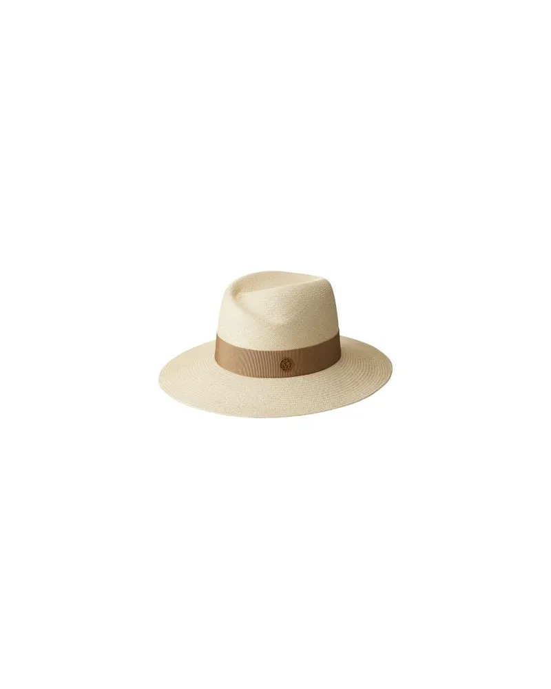 Maison Michel Fedora-Hut Virginie Beige