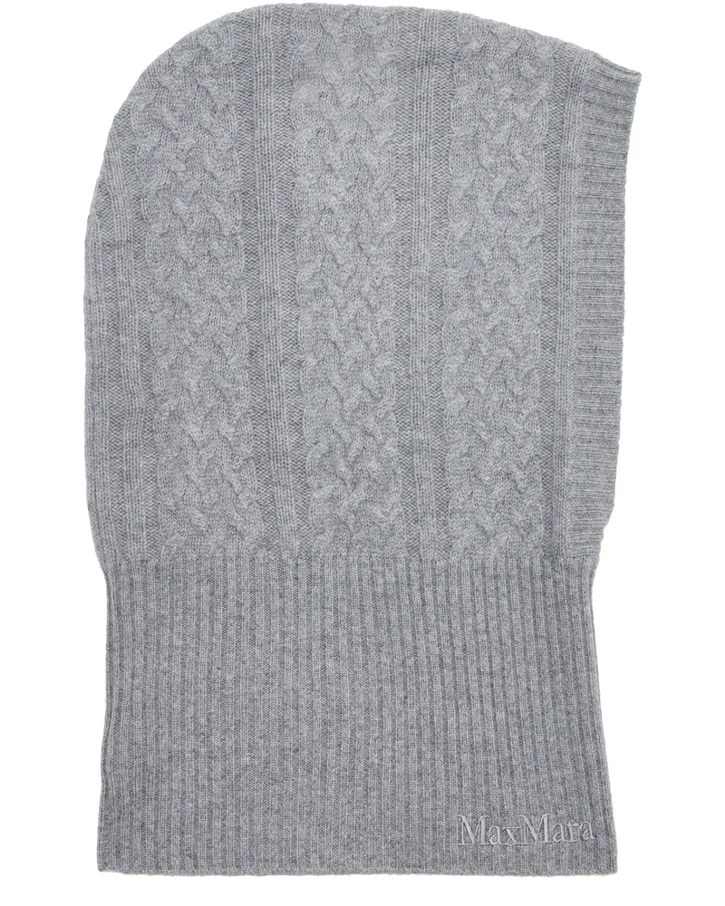 Max Mara Kapuzenmütze Romana Grey