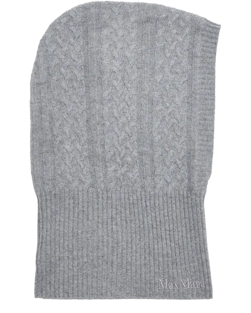 Max Mara Kapuzenmütze Romana Grey