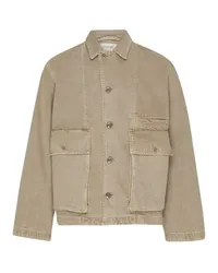 Christophe Lemaire Jacke in Boxy-Form Beige