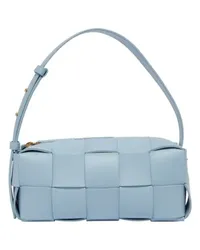 Bottega Veneta Klein Tasche Brick Cassette Blue