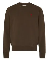 AMI Paris Sweatshirt Ami de Cœur Brown