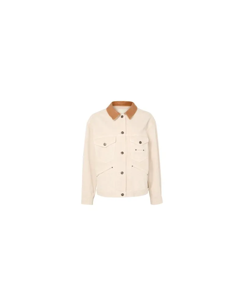 Isabel Marant Jeansjacke Petunia Beige