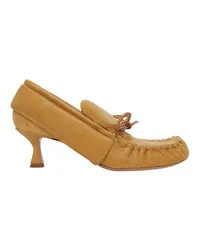 J.W.Anderson Mokassins mit Kitten-Heels Yellow