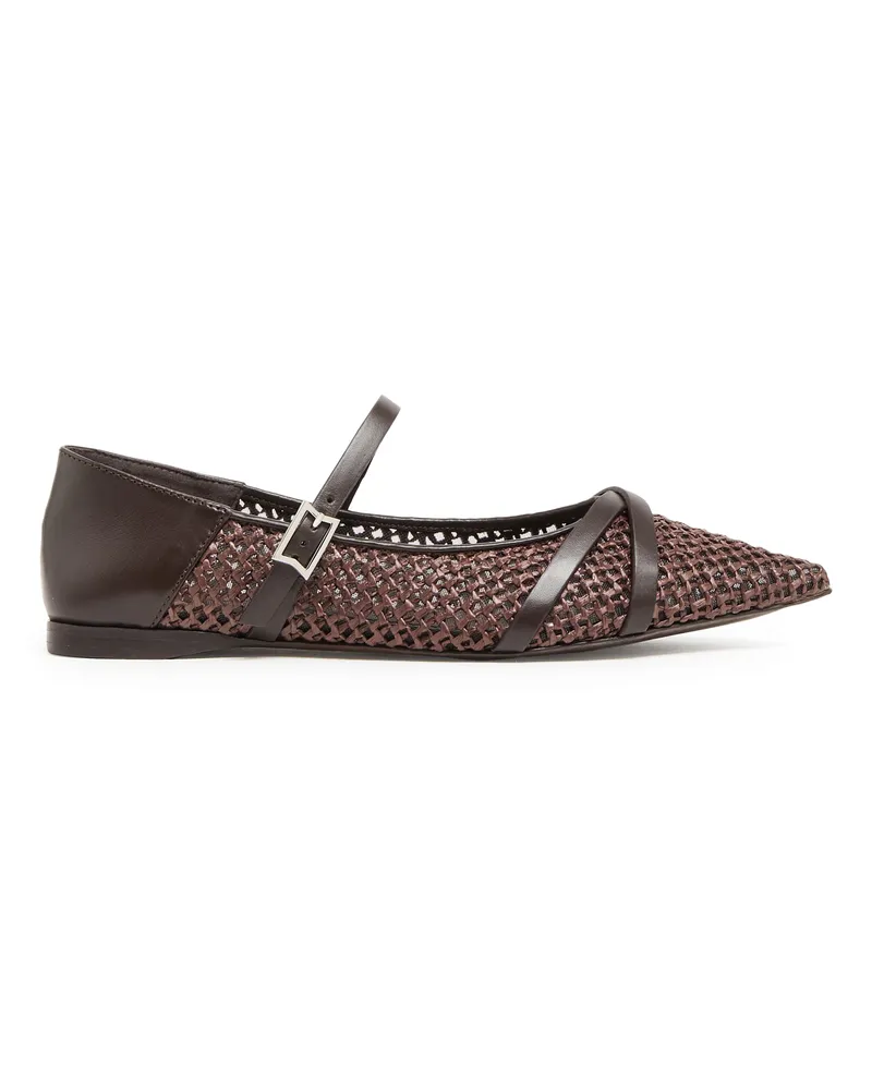 Max Mara Geflochtene Ballerinas 