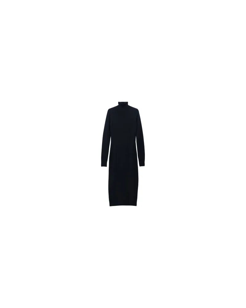 Filippa K Strickkleid mit Rollkragen Black