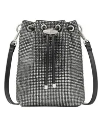 Jimmy Choo Bucket Bag Cinch Mini Silver