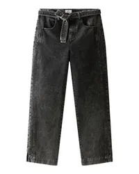 Woolrich Jeans mit abnehmbarem Gürtel Black