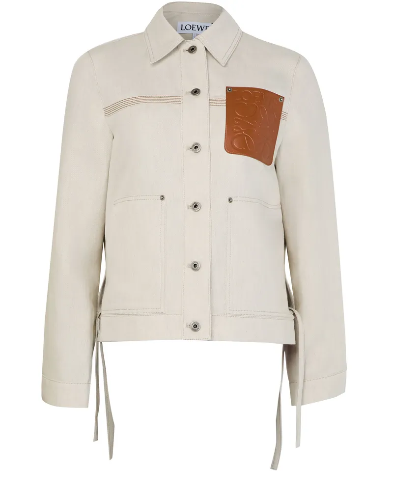Loewe Workwear-Jacke aus Baumwolle und Leinen 