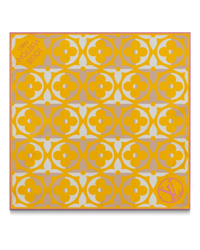 Louis Vuitton Chequer Gram Carré 45 Yellow
