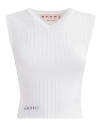 Marni Ärmelloser Pullover White