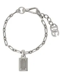 Dolce & Gabbana Armband mit Logo-Tag Dolce&Gabbana Silver