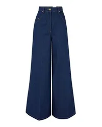 Nina Ricci Flared-Jeans mit verkürztem Bein Blue