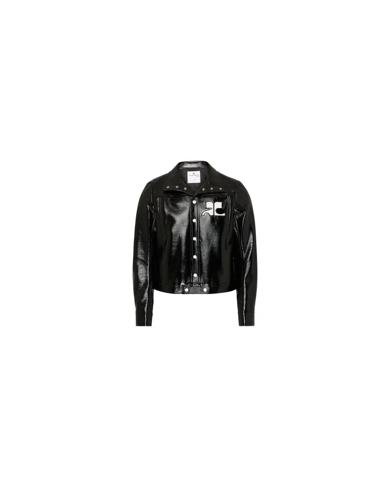 Courrèges Vinyljacke Reedition Black