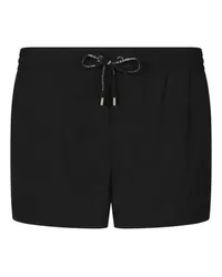 Dolce & Gabbana Badeshorts mit DG-Print Black