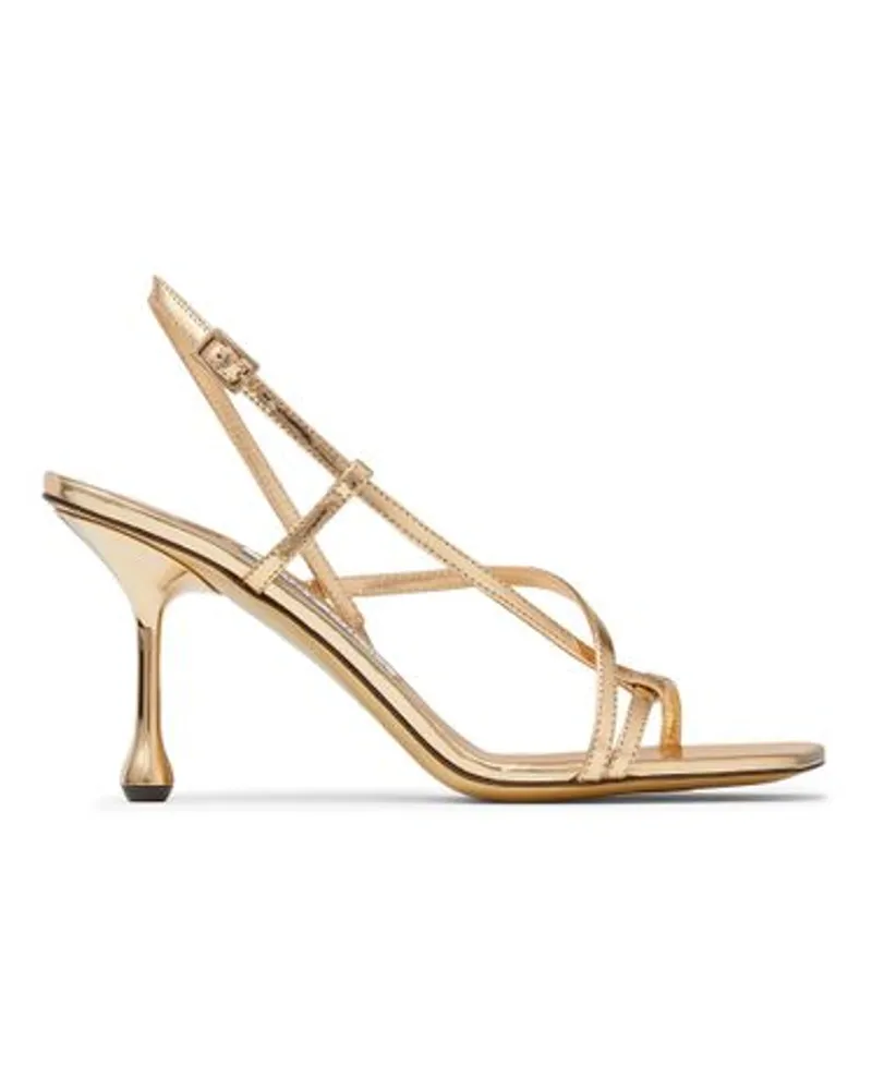 Jimmy Choo Sandalen Etana 80 Gold