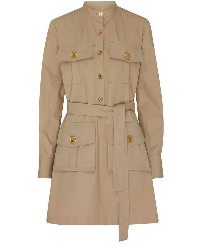 Givenchy Safarikleid aus Popeline 