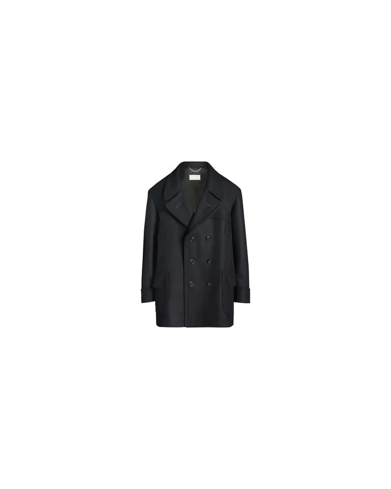 Maison Margiela Oversized Caban Mantel Black