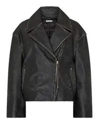 Acne Studios Lederjacke Black