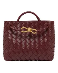 Bottega Veneta Tasche Andiamo im Kleinformat Burgundy