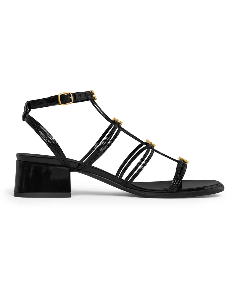 Celine Clémence Sandalen aus buntem Triomphe-Lammleder 