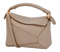 Minitasche Puzzle Edge aus weichem genarbtem Kalbsleder