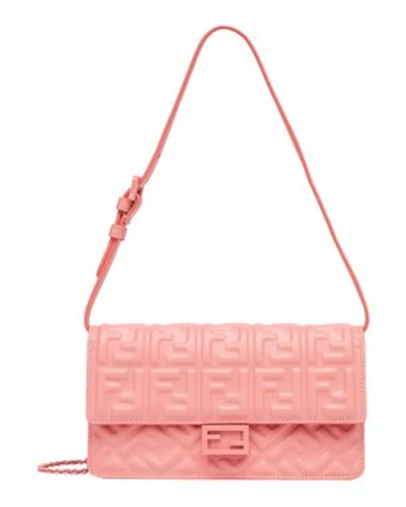 Fendi Wallet On Chain Baguette Pink