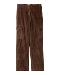 Claudie Pierlot Weite Cargohose Brown