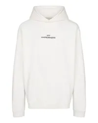 Maison Margiela Kapuzensweatshirt White