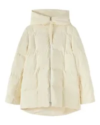 Jil Sander Gesteppte Daunenjacke Beige