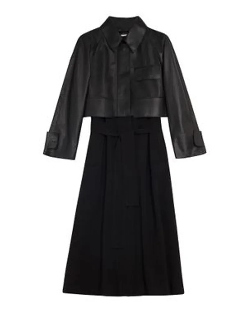 TELA Trenchcoat Black