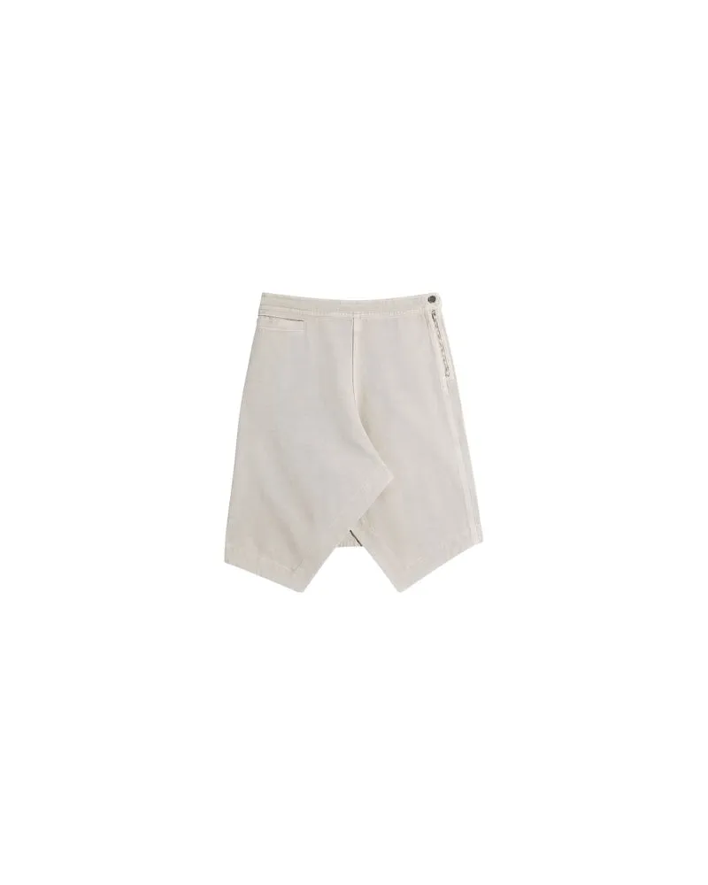 Christophe Lemaire Asymmetrischer MidiRock Grey