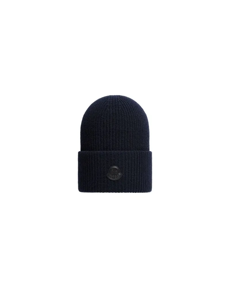 Moncler Mütze mit Logo Black