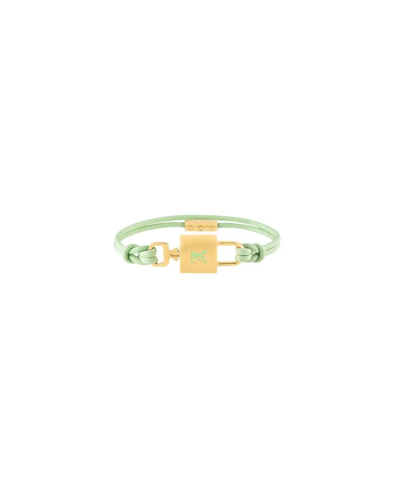 Louis Vuitton LV Padlock Armband Green