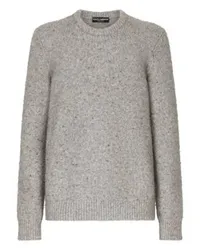 Dolce & Gabbana Pullover mit Rundhalsausschnitt Grey