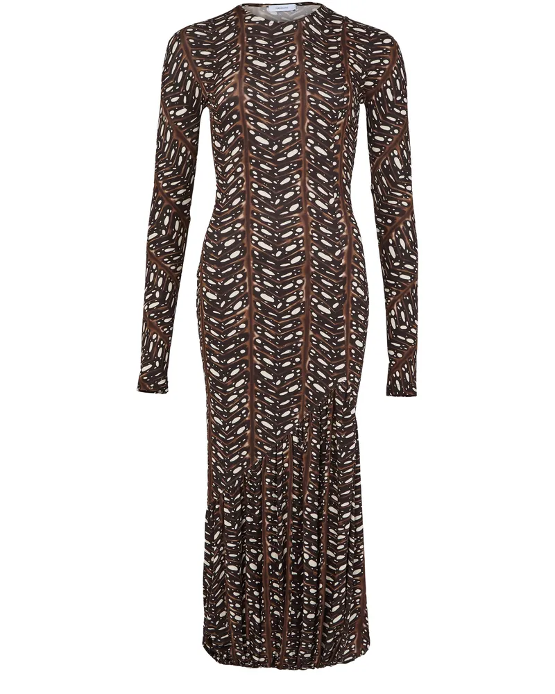 Ferragamo Maxikleid aus Jersey-Viskose 