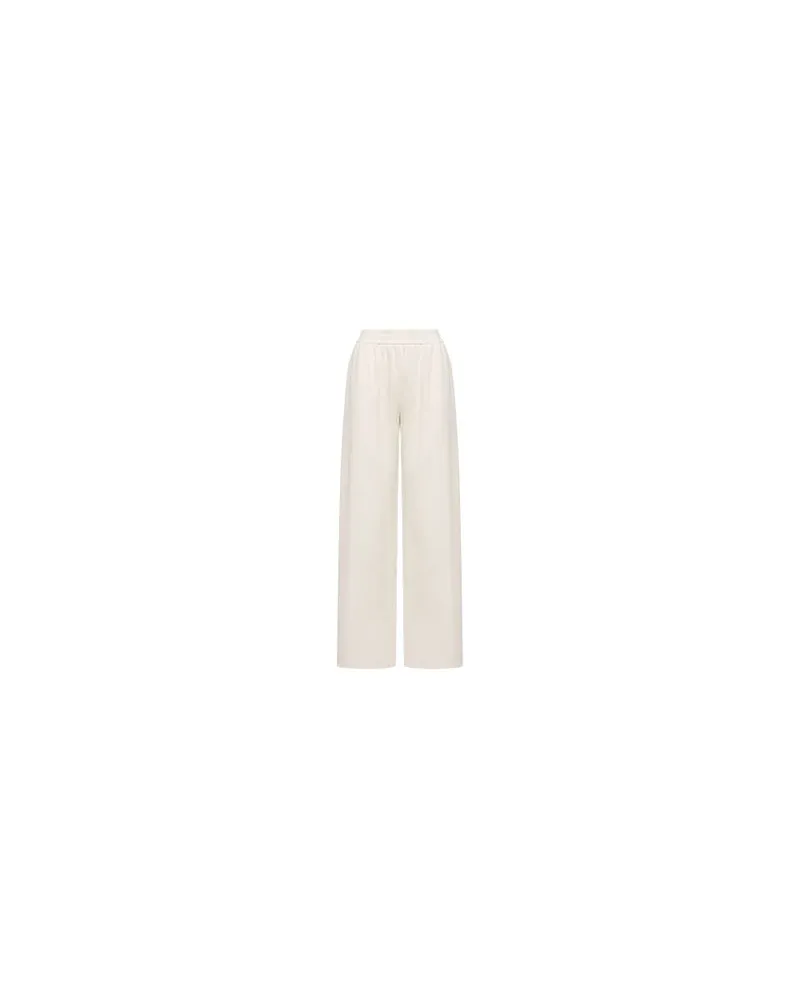 Moncler Jogginghose aus Kaschmir White