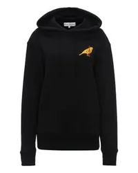 J.W.Anderson Hoodie mit Kanarienvogel-Stickerei Black